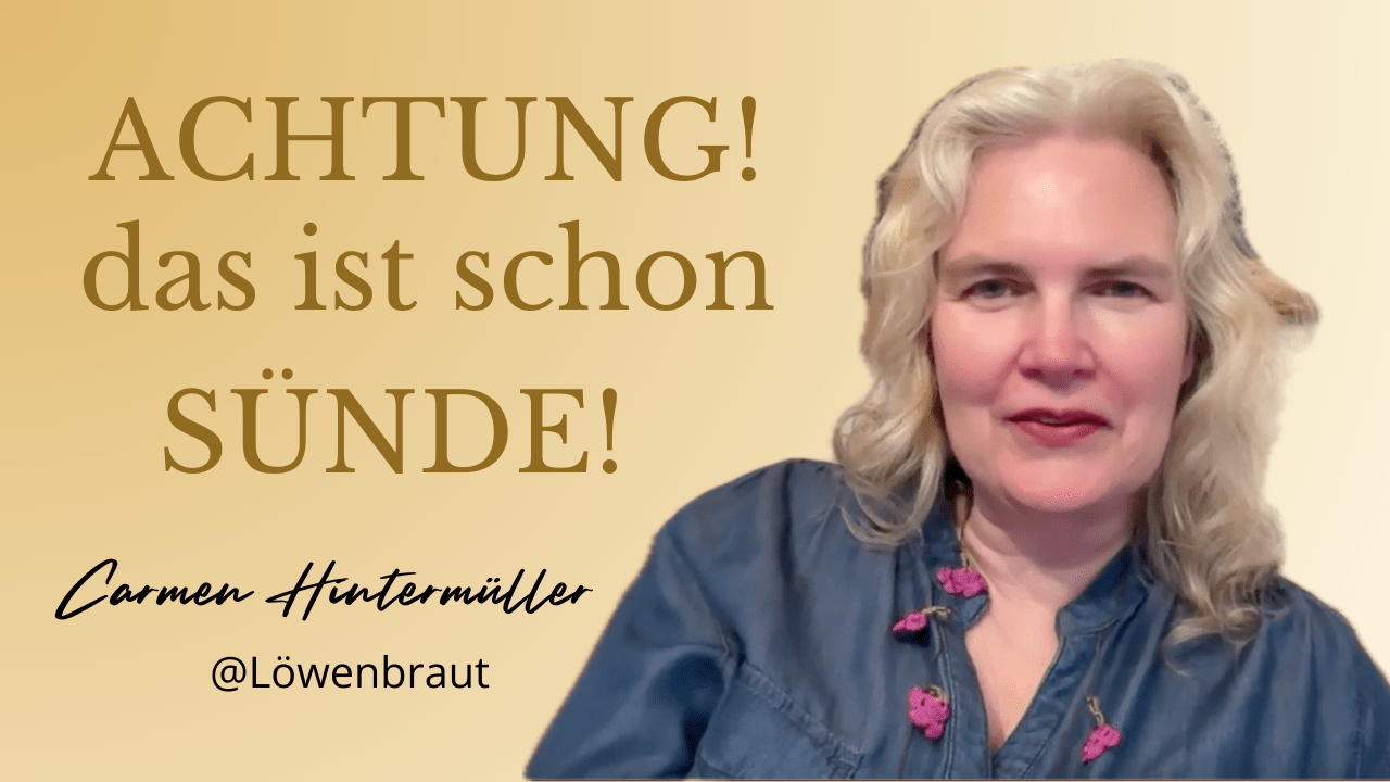 Frau erklärt wo Sünde im Alltag beginnt und wie Gedanken mit Gottes Wahrheit zusammenhängen