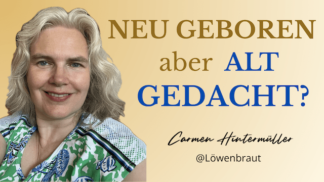 Neu geboren, aber noch alt gedacht – Identität in Christus verstehen Carmen Bergmüller spricht über die Identität in Christus und erklärt, warum viele Christen zwar als neue Schöpfung gelten, aber noch in alten Denkmustern leben und dadurch ihre geistliche Identität nicht vollständig ausleben