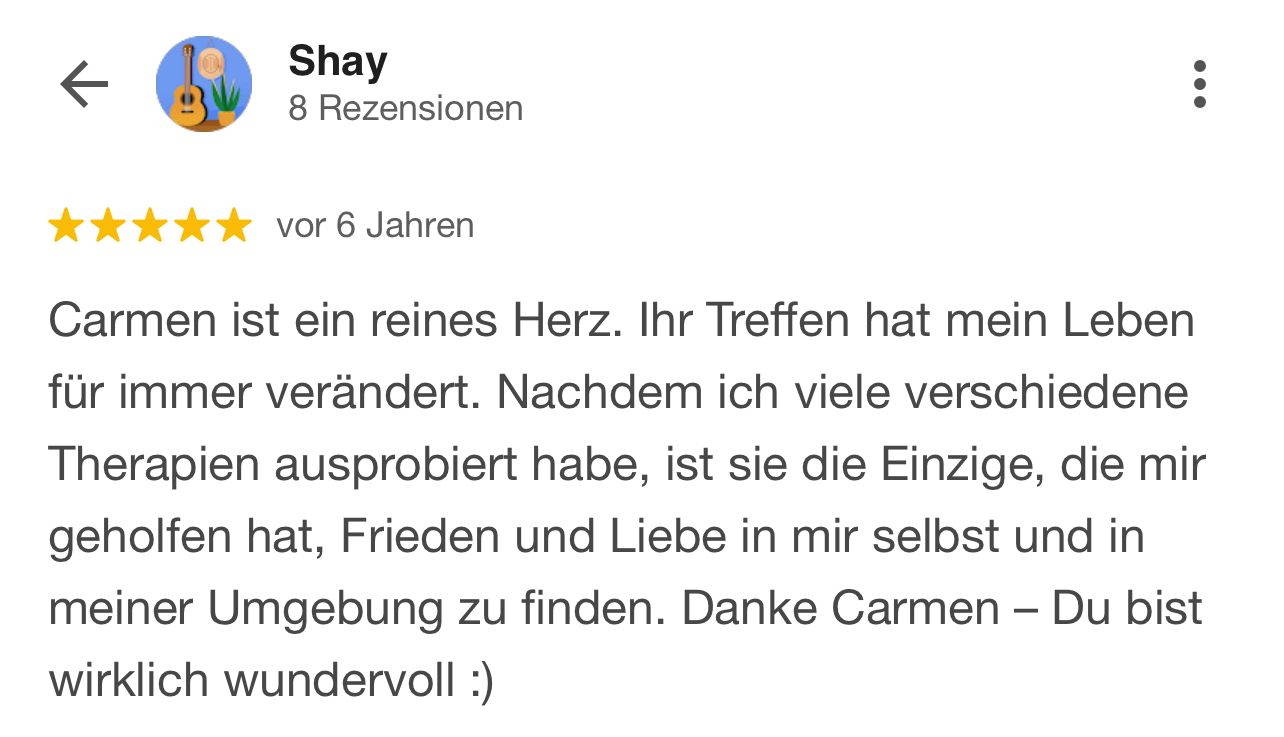 Feedback zu Coaching inneren Frieden erleben