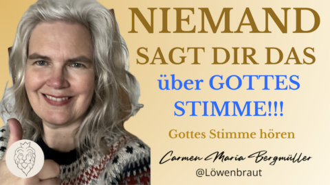 Niemand sagt dir das über Gottes Stimme