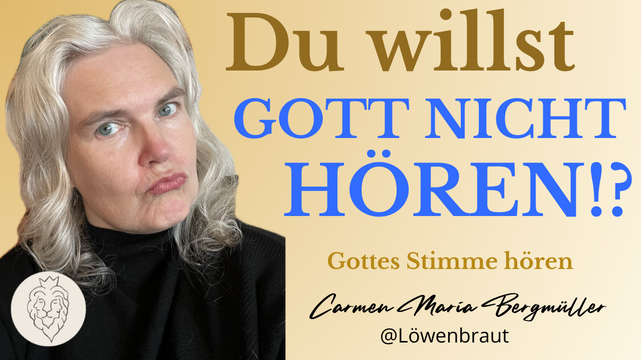Du willst Gott nicht hören?