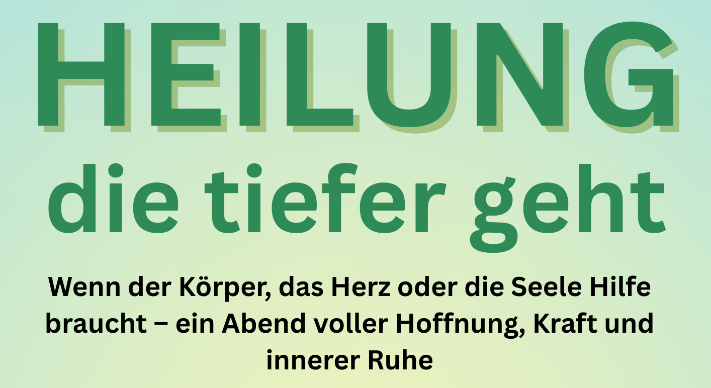 Heilung, die tiefer geht