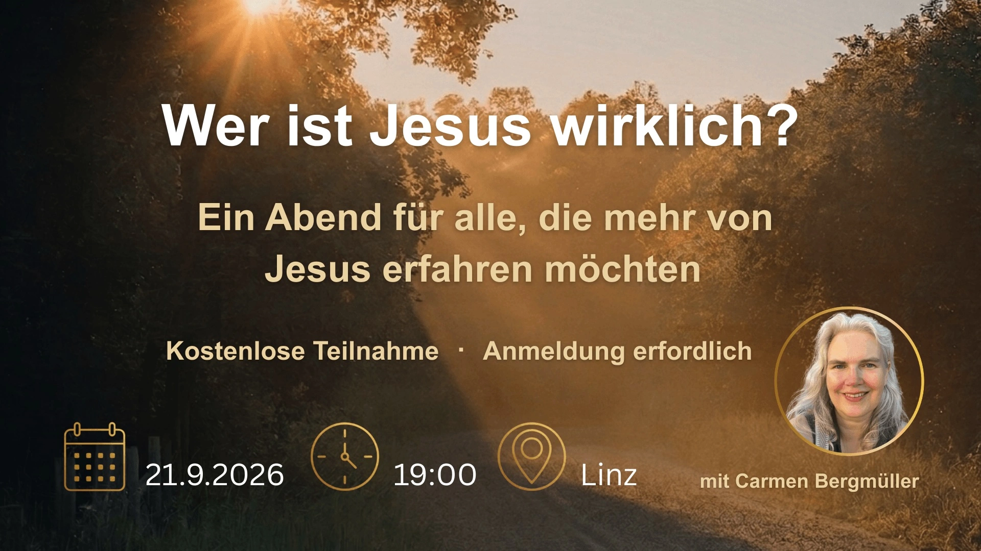 Wer ist Jesus wirklich? – Infoabend über Jesus Christus und seine Botschaft